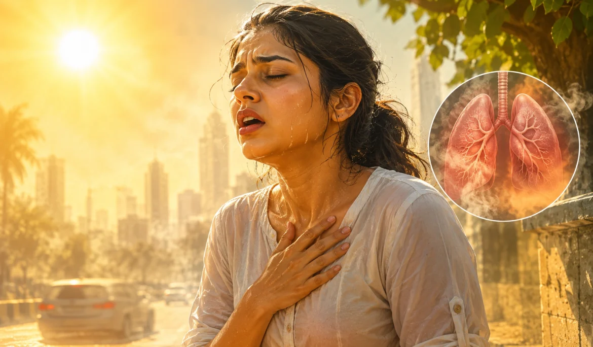 Shortness of breath in hot summer and humidity